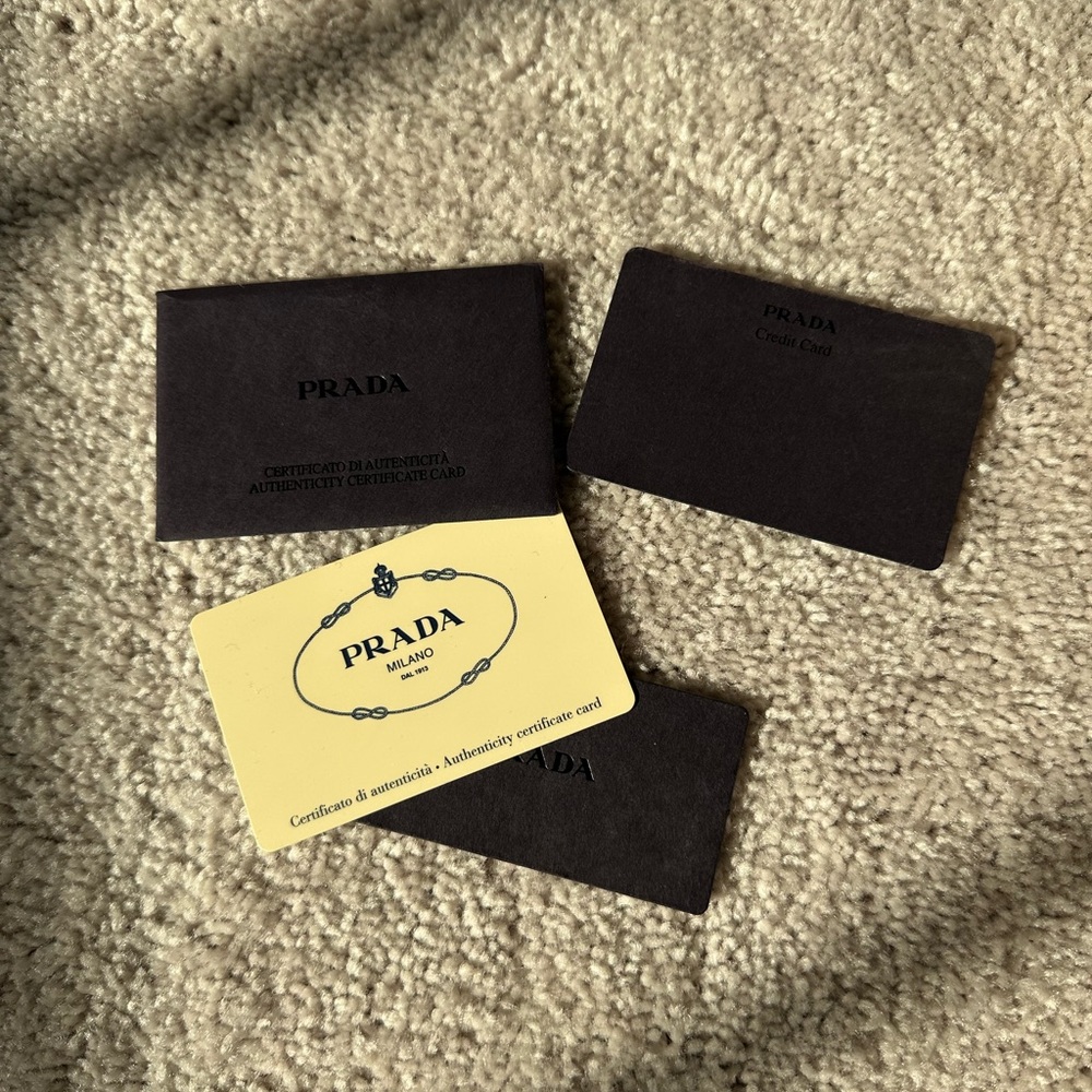 Prada Wallet - Spazzolato Portafoglio in Color Gray Smog with authenticity card - Picture 13 of 16